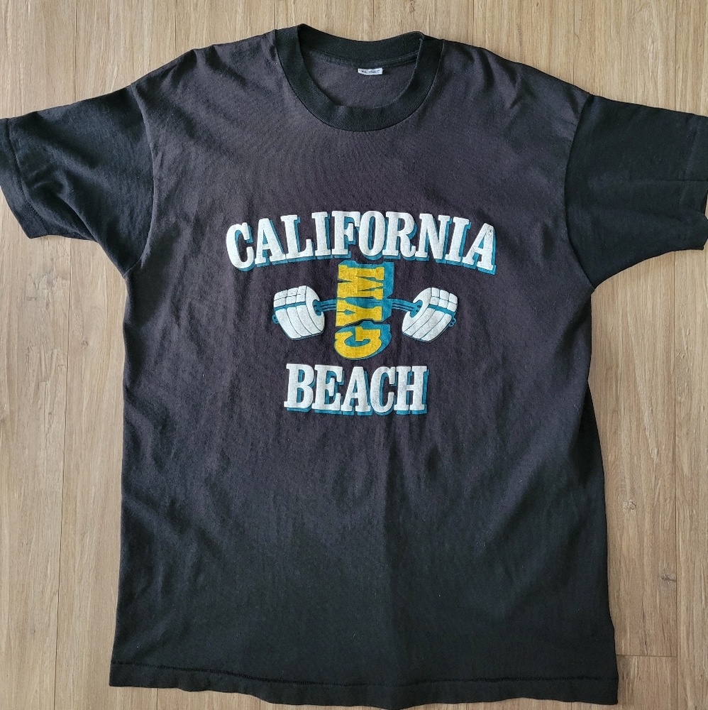 Vintage California Beach gym t-shirt